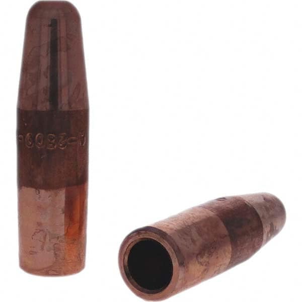 Tuffaloy - Spot Welder Tips For Use With: 6RW Electrode Holder Type: Straight Tip A Nose (Pointed) - Exact Tool & Supply