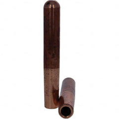 Tuffaloy - Spot Welder Tips For Use With: 4RW Electrode Holder Type: Straight Tip B Nose (Dome) - Exact Tool & Supply