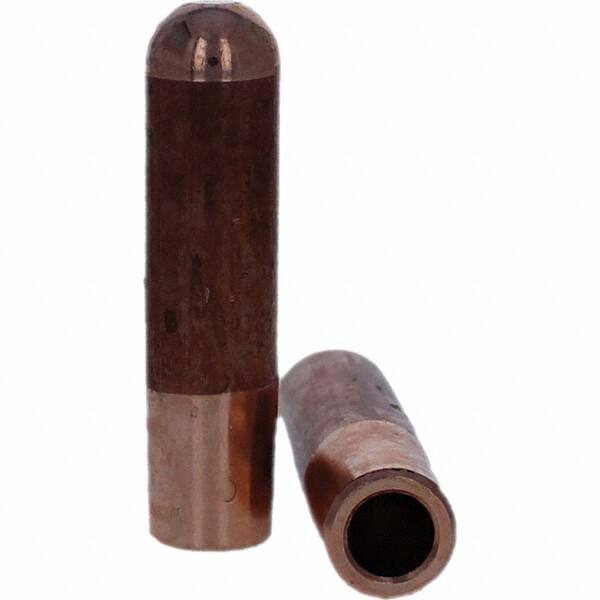 Tuffaloy - Spot Welder Tips For Use With: 5RW Electrode Holder Type: Straight Tip B Nose (Dome) - Exact Tool & Supply