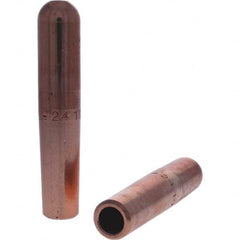 Tuffaloy - Spot Welder Tips For Use With: 6RW Electrode Holder Type: Straight Tip B Nose (Dome) - Exact Tool & Supply