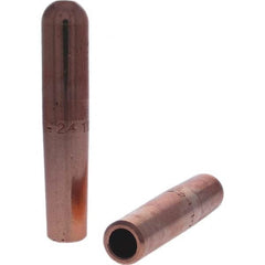 Tuffaloy - Spot Welder Tips For Use With: 4RW Electrode Holder Type: Straight Tip B Nose (Dome) - Exact Tool & Supply