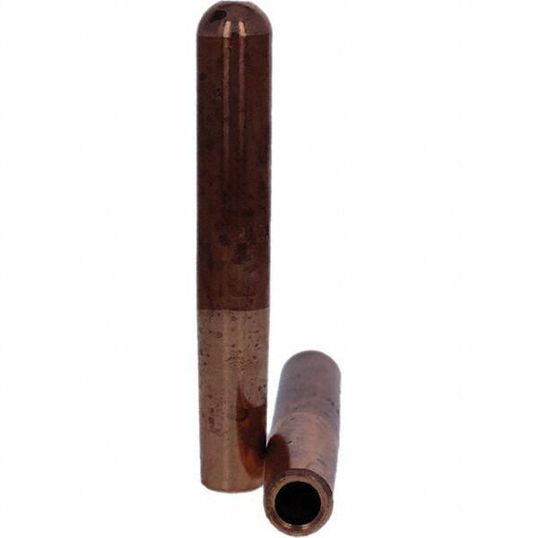Tuffaloy - Spot Welder Tips For Use With: 4RW Electrode Holder Type: Straight Tip B Nose (Dome) - Exact Tool & Supply