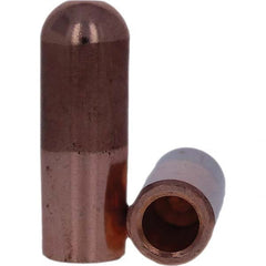 Tuffaloy - Spot Welder Tips For Use With: 5RW Electrode Holder Type: Straight Tip B Nose (Dome) - Exact Tool & Supply
