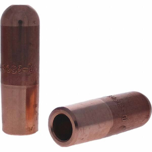Tuffaloy - Spot Welder Tips For Use With: 6RW Electrode Holder Type: Straight Tip B Nose (Dome) - Exact Tool & Supply