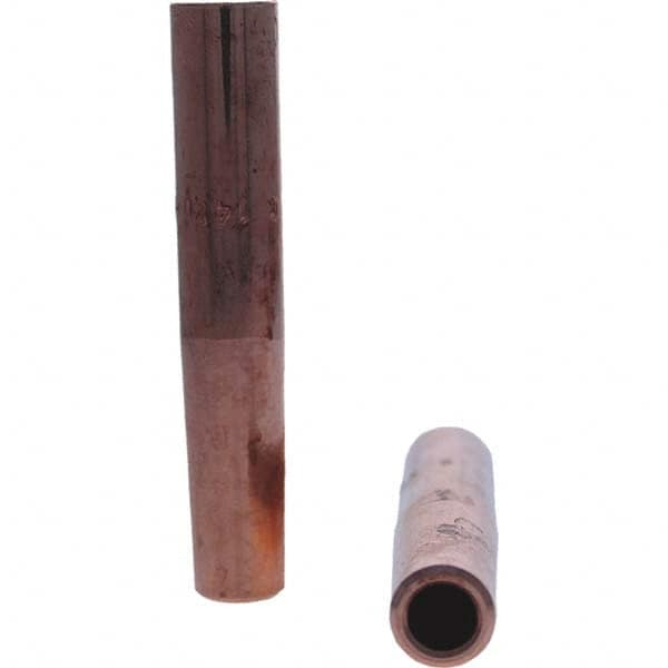Tuffaloy - Spot Welder Tips For Use With: 4RW Electrode Holder Type: Straight Tip C Nose (Flat) - Exact Tool & Supply