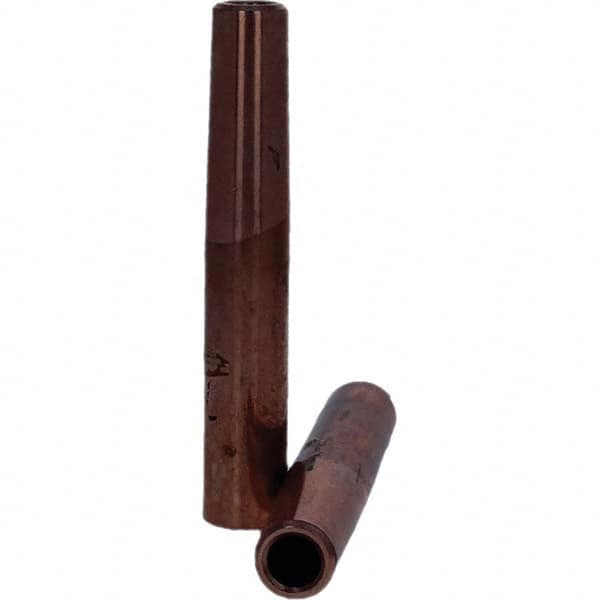 Tuffaloy - Spot Welder Tips For Use With: 4RW Electrode Holder Type: Straight Tip C Nose (Flat) - Exact Tool & Supply