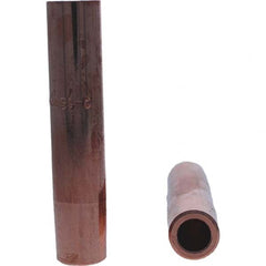 Tuffaloy - Spot Welder Tips For Use With: 5RW Electrode Holder Type: Straight Tip C Nose (Flat) - Exact Tool & Supply