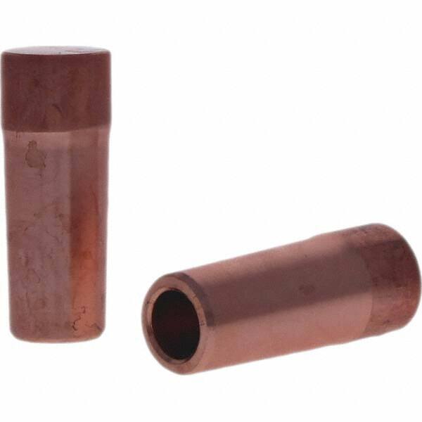 Tuffaloy - Spot Welder Tips For Use With: 4RW Electrode Holder Type: Straight Tip C Nose (Flat) - Exact Tool & Supply