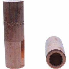 Tuffaloy - Spot Welder Tips For Use With: 6RW Electrode Holder Type: Straight Tip C Nose (Flat) - Exact Tool & Supply