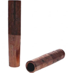 Tuffaloy - Spot Welder Tips For Use With: 4RW Electrode Holder Type: Straight Tip C Nose (Flat) - Exact Tool & Supply