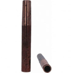 Tuffaloy - Spot Welder Tips For Use With: 4RW Electrode Holder Type: Straight Tip C Nose (Flat) - Exact Tool & Supply
