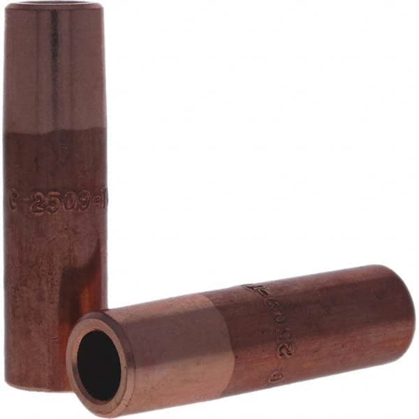 Tuffaloy - Spot Welder Tips For Use With: 5RW Electrode Holder Type: Straight Tip C Nose (Flat) - Exact Tool & Supply