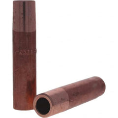 Tuffaloy - Spot Welder Tips For Use With: 5RW Electrode Holder Type: Straight Tip C Nose (Flat) - Exact Tool & Supply