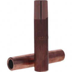 Tuffaloy - Spot Welder Tips For Use With: 5RW Electrode Holder Type: Straight Tip C Nose (Flat) - Exact Tool & Supply