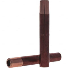 Tuffaloy - Spot Welder Tips For Use With: 5RW Electrode Holder Type: Straight Tip C Nose (Flat) - Exact Tool & Supply