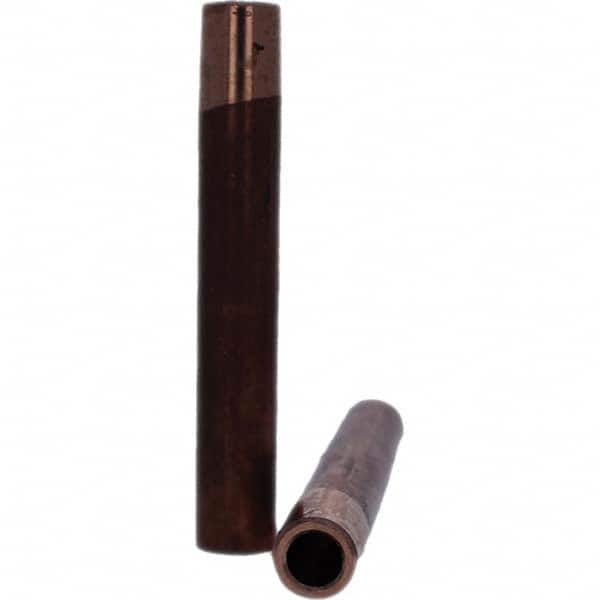 Tuffaloy - Spot Welder Tips For Use With: 7RW Electrode Holder Type: Straight Tip C Nose (Flat) - Exact Tool & Supply
