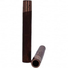 Tuffaloy - Spot Welder Tips For Use With: 7RW Electrode Holder Type: Straight Tip C Nose (Flat) - Exact Tool & Supply