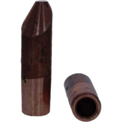 Tuffaloy - Spot Welder Tips For Use With: 5RW Electrode Holder Type: Straight Tip D Nose (Offset) - Exact Tool & Supply