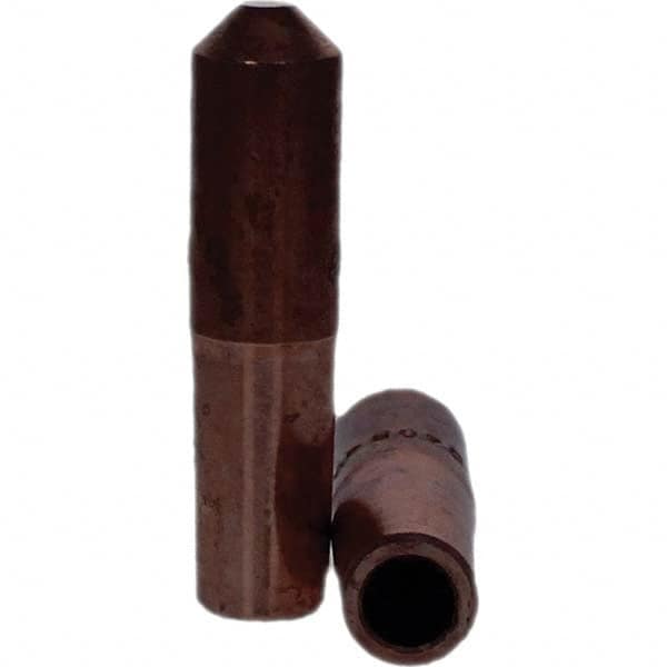 Tuffaloy - Spot Welder Tips For Use With: 4RW Electrode Holder Type: Straight Tip E Nose (Truncated) - Exact Tool & Supply