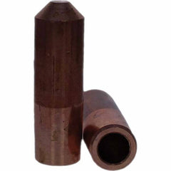 Tuffaloy - Spot Welder Tips For Use With: 5RW Electrode Holder Type: Straight Tip E Nose (Truncated) - Exact Tool & Supply