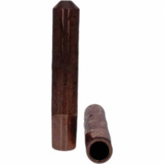 Tuffaloy - Spot Welder Tips For Use With: 7RW Electrode Holder Type: Straight Tip E Nose (Truncated) - Exact Tool & Supply