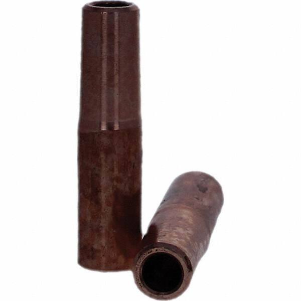 Tuffaloy - Spot Welder Tips For Use With: 4RW Electrode Holder Type: Straight Tip F Nose (Radius) - Exact Tool & Supply