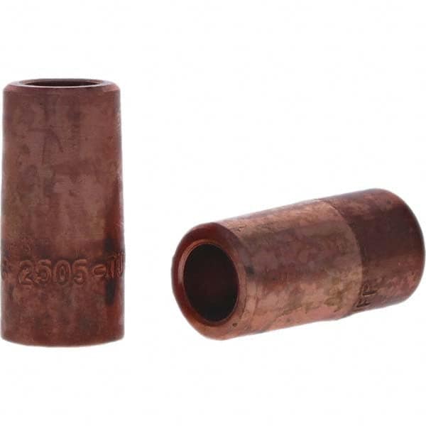 Tuffaloy - Spot Welder Tips For Use With: 5RW Electrode Holder Type: Straight Tip F Nose (Radius) - Exact Tool & Supply