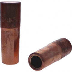 Tuffaloy - Spot Welder Tips For Use With: 4RW Electrode Holder Type: Straight Tip F Nose (Radius) - Exact Tool & Supply