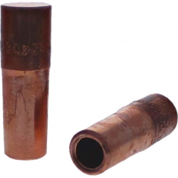 Tuffaloy - Spot Welder Tips For Use With: 4RW Electrode Holder Type: Straight Tip F Nose (Radius) - Exact Tool & Supply