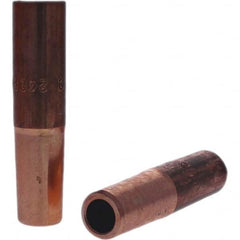 Tuffaloy - Spot Welder Tips For Use With: 4RW Electrode Holder Type: Straight Tip F Nose (Radius) - Exact Tool & Supply