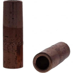 Tuffaloy - Spot Welder Tips For Use With: 6RW Electrode Holder Type: Straight Tip F Nose (Radius) - Exact Tool & Supply