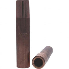 Tuffaloy - Spot Welder Tips For Use With: 5RW Electrode Holder Type: Straight Tip F Nose (Radius) - Exact Tool & Supply