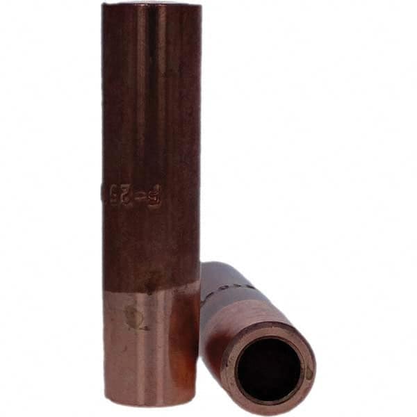 Tuffaloy - Spot Welder Tips For Use With: 5RW Electrode Holder Type: Straight Tip F Nose (Radius) - Exact Tool & Supply