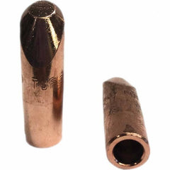Tuffaloy - Spot Welder Tips For Use With: 5RW Electrode Holder Type: Straight Tip H Nose (Angled Offset) - Exact Tool & Supply