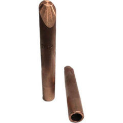Tuffaloy - Spot Welder Tips For Use With: 5RW Electrode Holder Type: Straight Tip H Nose (Angled Offset) - Exact Tool & Supply