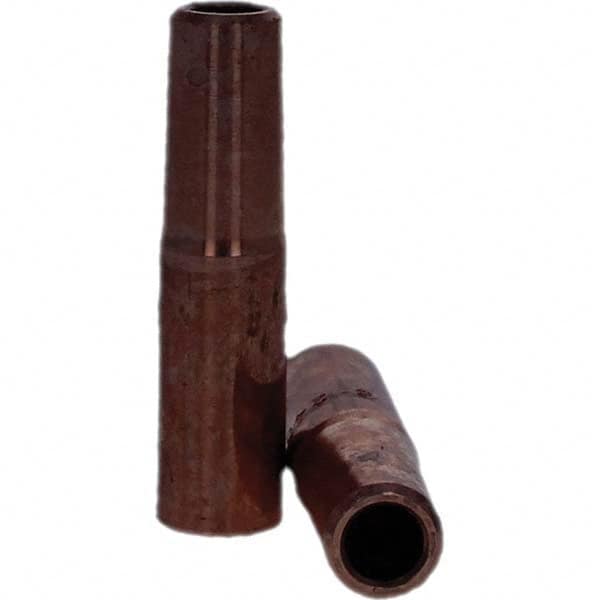 Tuffaloy - Spot Welder Tips For Use With: 4RW Electrode Holder Type: Straight Tip C Nose (Flat) - Exact Tool & Supply