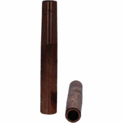Tuffaloy - Spot Welder Tips For Use With: 4RW Electrode Holder Type: Straight Shank for 4RW Male Cap - Exact Tool & Supply