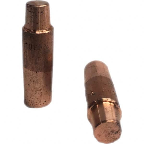 Tuffaloy - Spot Welder Tips For Use With: 5RW Electrode Holder Type: Straight Shank for 5RW Female Cap - Exact Tool & Supply
