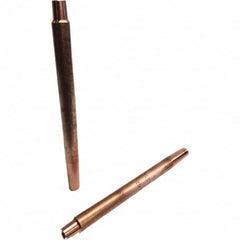 Tuffaloy - Spot Welder Tips For Use With: 4RW Electrode Holder Type: Straight Shank for 4RW Female Cap - Exact Tool & Supply