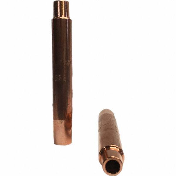 Tuffaloy - Spot Welder Tips For Use With: 4RW Electrode Holder Type: Straight Shank for 4RW Female Cap - Exact Tool & Supply