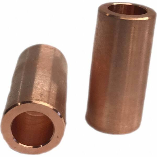 Tuffaloy - Spot Welder Tips For Use With: 6RW Electrode Holder Type: Straight Shank for 6RW Male Cap - Exact Tool & Supply