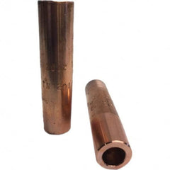 Tuffaloy - Spot Welder Tips For Use With: 6RW Electrode Holder Type: Straight Shank for 6RW Male Cap - Exact Tool & Supply