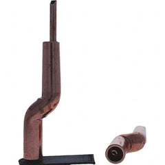 Tuffaloy - Spot Welder Tips For Use With: 4RW Electrode Holder Type: Bent Shank for 4RW Male Cap - Exact Tool & Supply