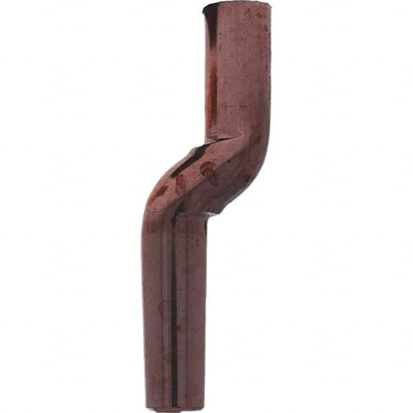 Tuffaloy - Spot Welder Tips For Use With: 4RW Electrode Holder Type: Bent Shank for 4RW Male Cap - Exact Tool & Supply