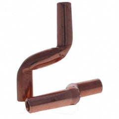 Tuffaloy - Spot Welder Tips For Use With: 4RW Electrode Holder Type: Bent Shank for 4RW Male Cap - Exact Tool & Supply