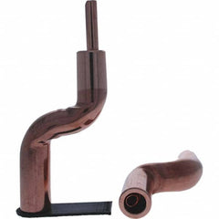 Tuffaloy - Spot Welder Tips For Use With: 5RW Electrode Holder Type: Bent Shank for 5RW Male Cap - Exact Tool & Supply