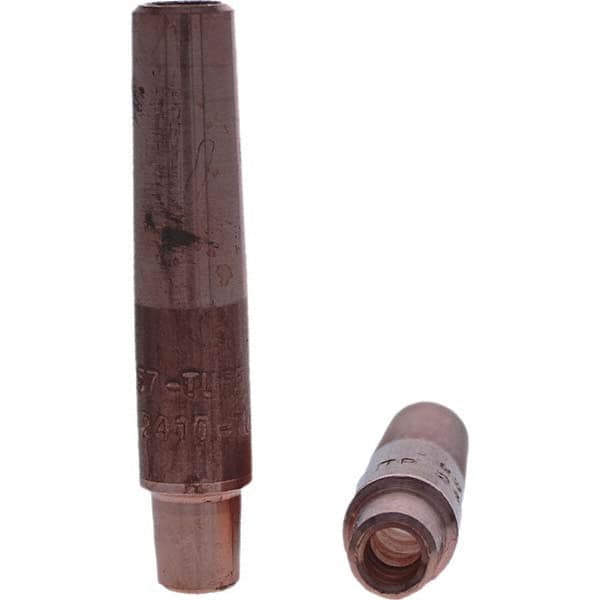 Tuffaloy - Spot Welder Tips For Use With: 4RW Electrode Holder Type: Straight Shank for 4RW Female Cap - Exact Tool & Supply