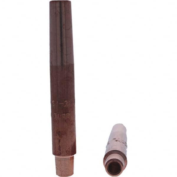 Tuffaloy - Spot Welder Tips For Use With: 4RW Electrode Holder Type: Straight Shank for 4RW Female Cap - Exact Tool & Supply