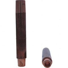 Tuffaloy - Spot Welder Tips For Use With: 4RW Electrode Holder Type: Straight Shank for 4RW Female Cap - Exact Tool & Supply
