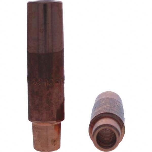 Tuffaloy - Spot Welder Tips For Use With: 5RW Electrode Holder Type: Straight Shank for 5RW Female Cap - Exact Tool & Supply